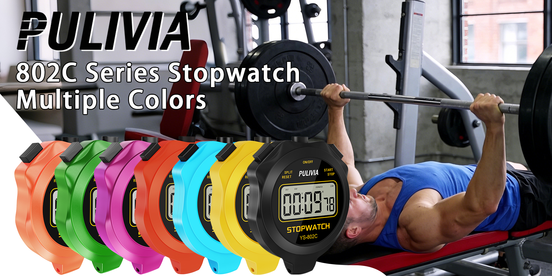 PULIVIA YS-802C Stopwatch Timer Only Stopwatch with ON/OFF,NO Bell No Whistle, Purple PULIVIA YS-802C Stopwatch Timer Only Stopwatch with ON/OFF,NO Bell No Whistle, Purple