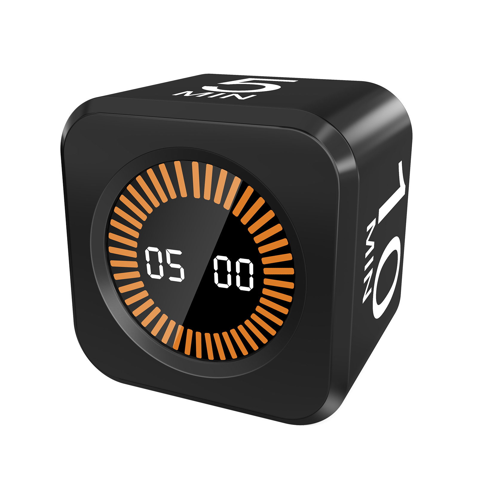 PULIVIA  YS-1008 Visual Rotating Timer with 5, 10, 25 50 Minutes Preset, Desk Cube Count Down/up Tim